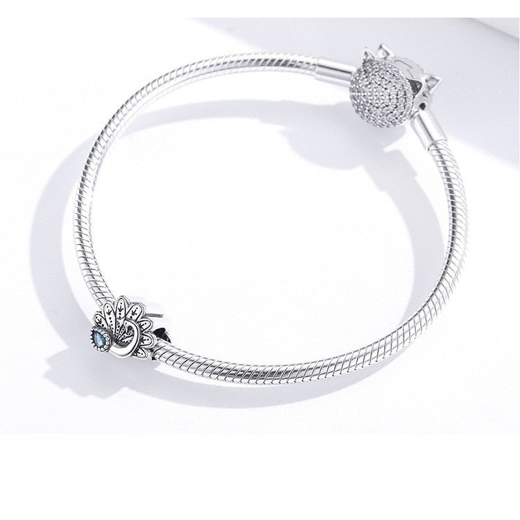 Pendentif modulaire - paon
