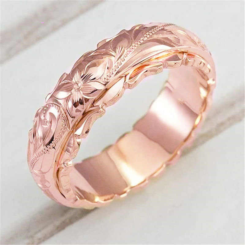 Bague avec motif de fleur