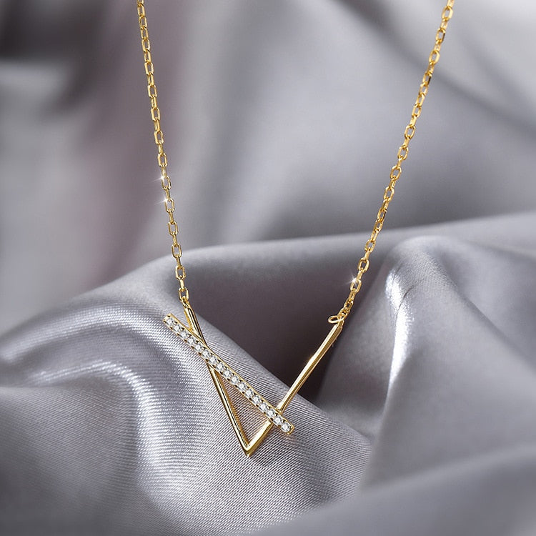 Collier avec zircons