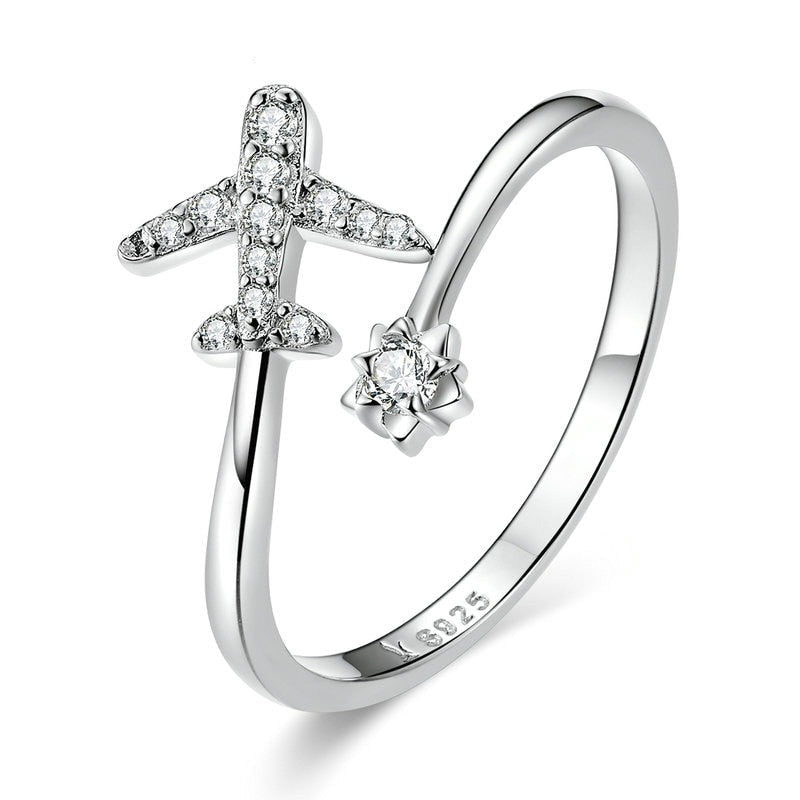 Bague ouverte - avion