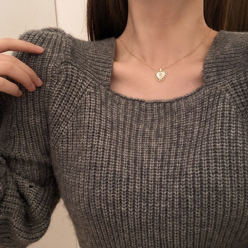 Collier avec un pendentif en forme de cœur