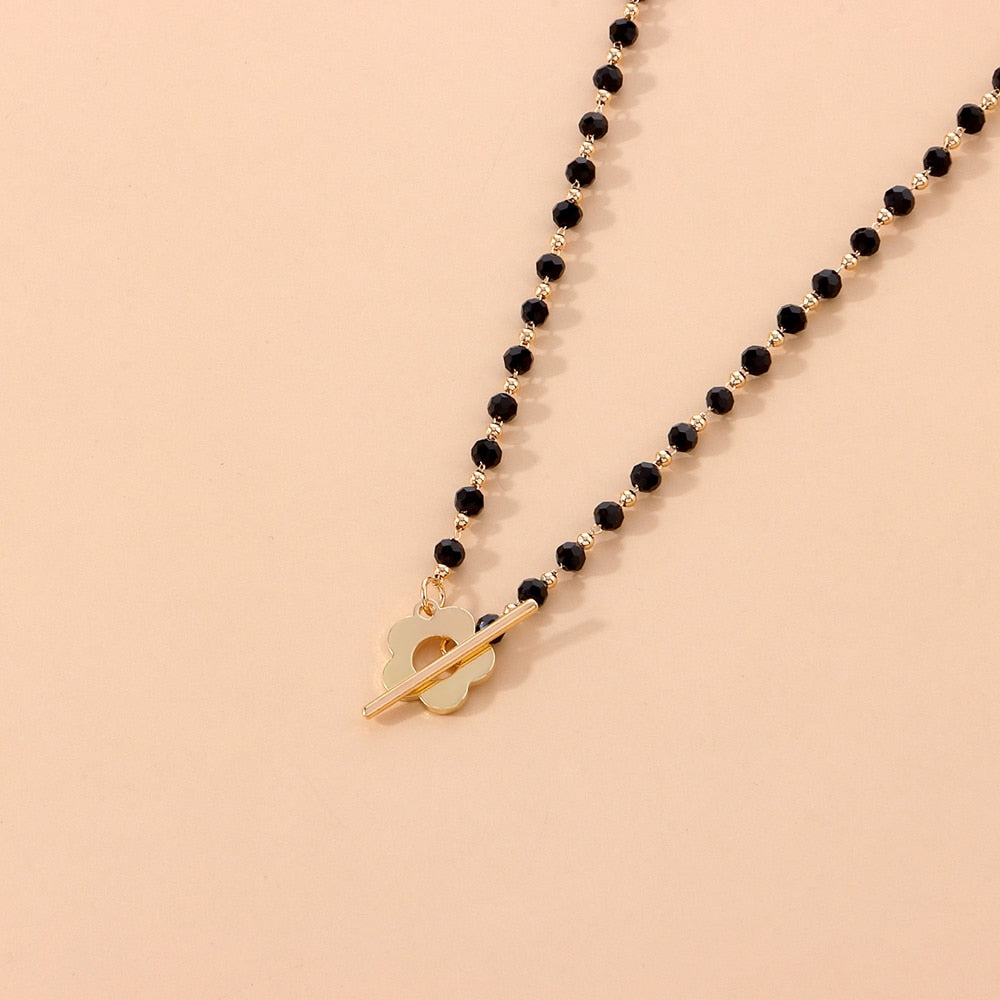 Collier ras de cou perlé