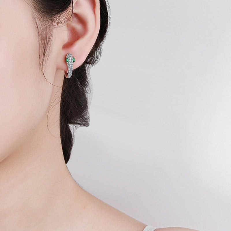 Boucles d'oreilles en argent - serpents