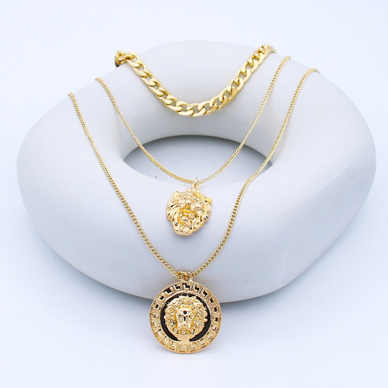 Collier triple - lion