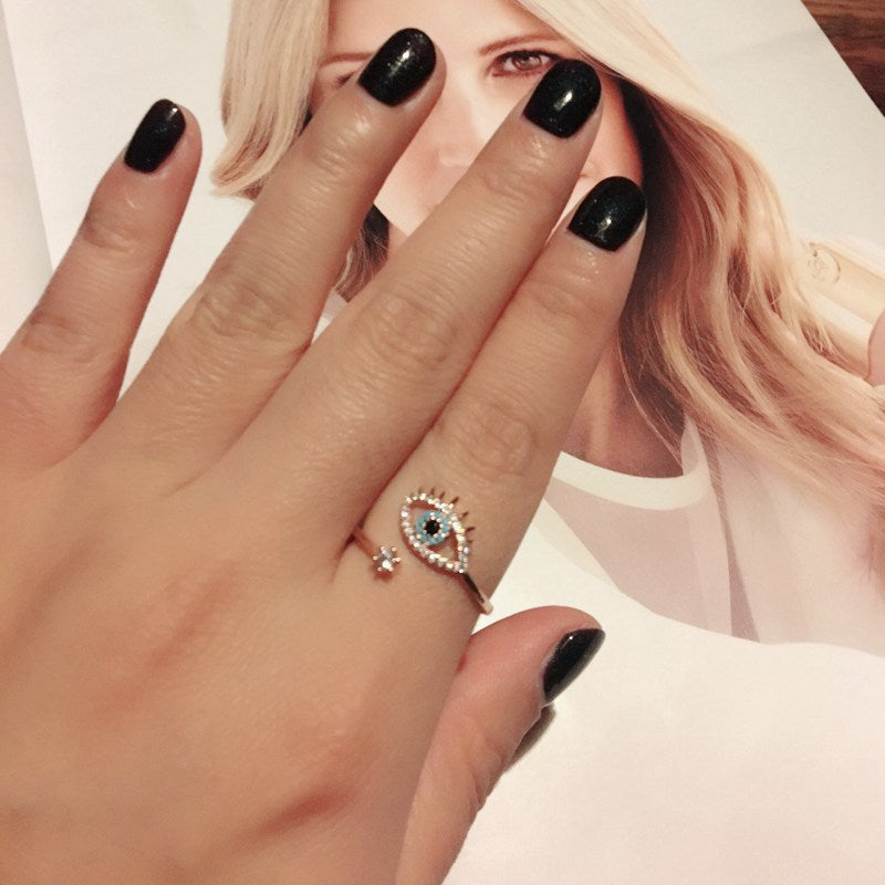 Bague motif œil
