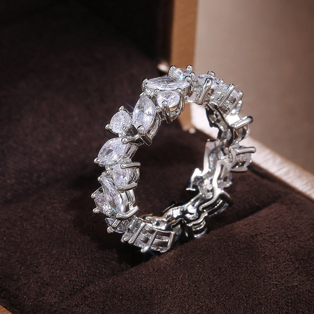Bague en zircon cubique