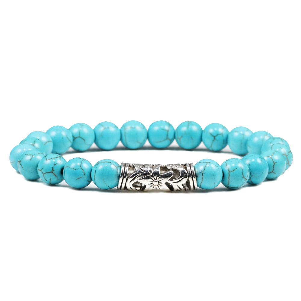 Bracelet avec un motif floral