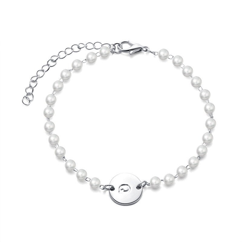 Bracelet avec une initiale