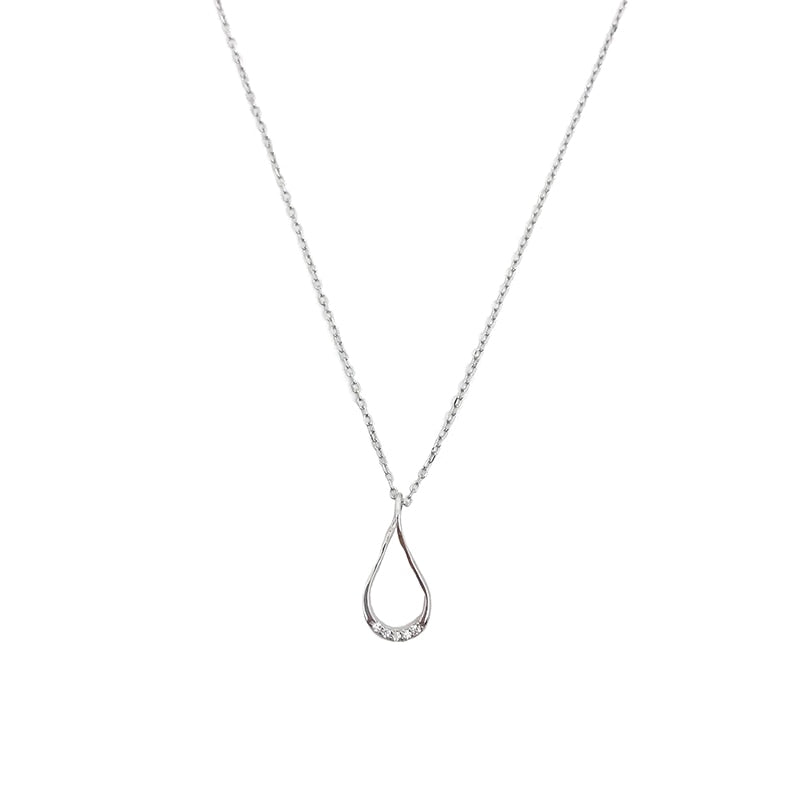 Collier larme minimaliste