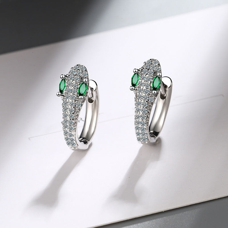 Boucles d'oreilles en argent - serpents