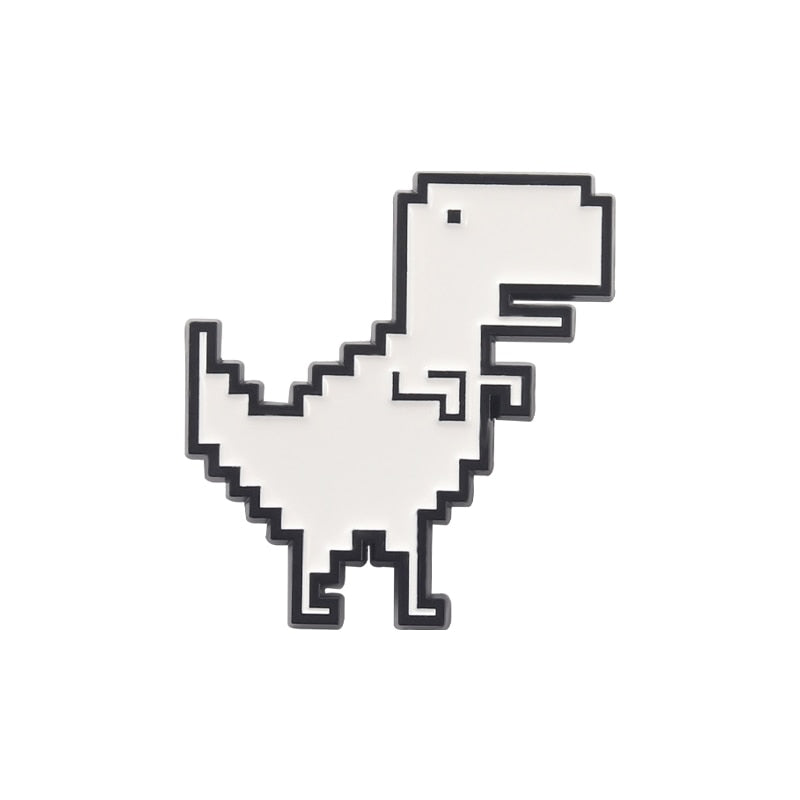 Pin - dinosaure pixelisé