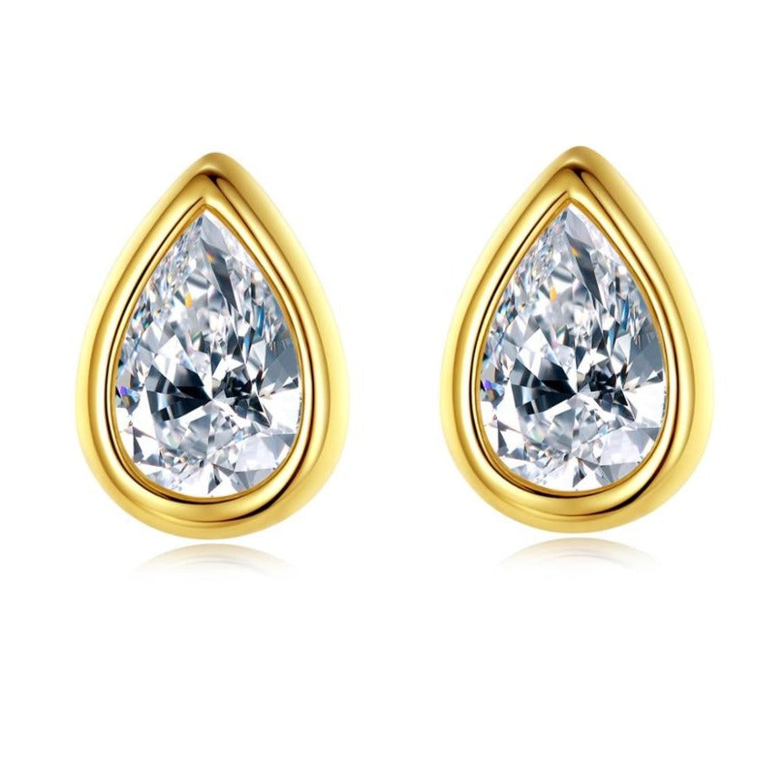 Boucles d'oreilles - gouttes d'eau