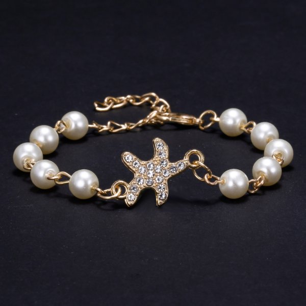 Bracelet imitant des perles