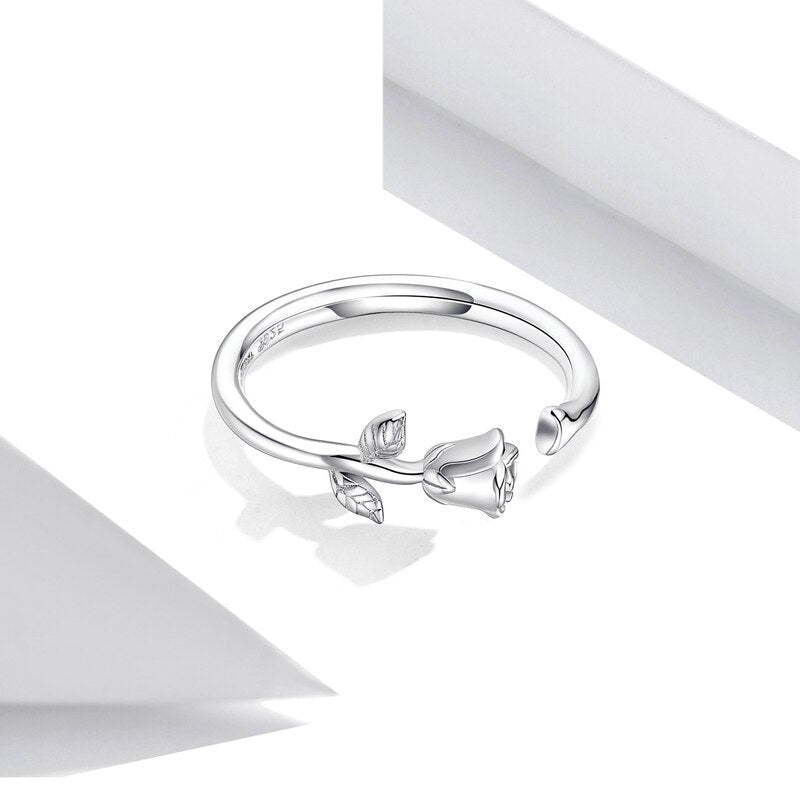 Bague ouverte - Rose