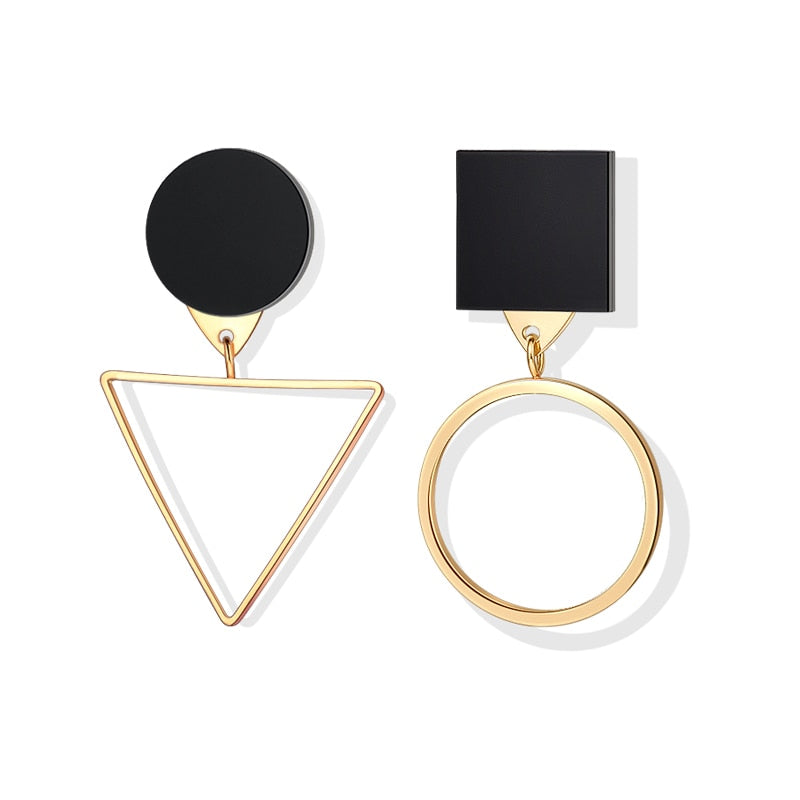 Boucles d'oreilles géométriques