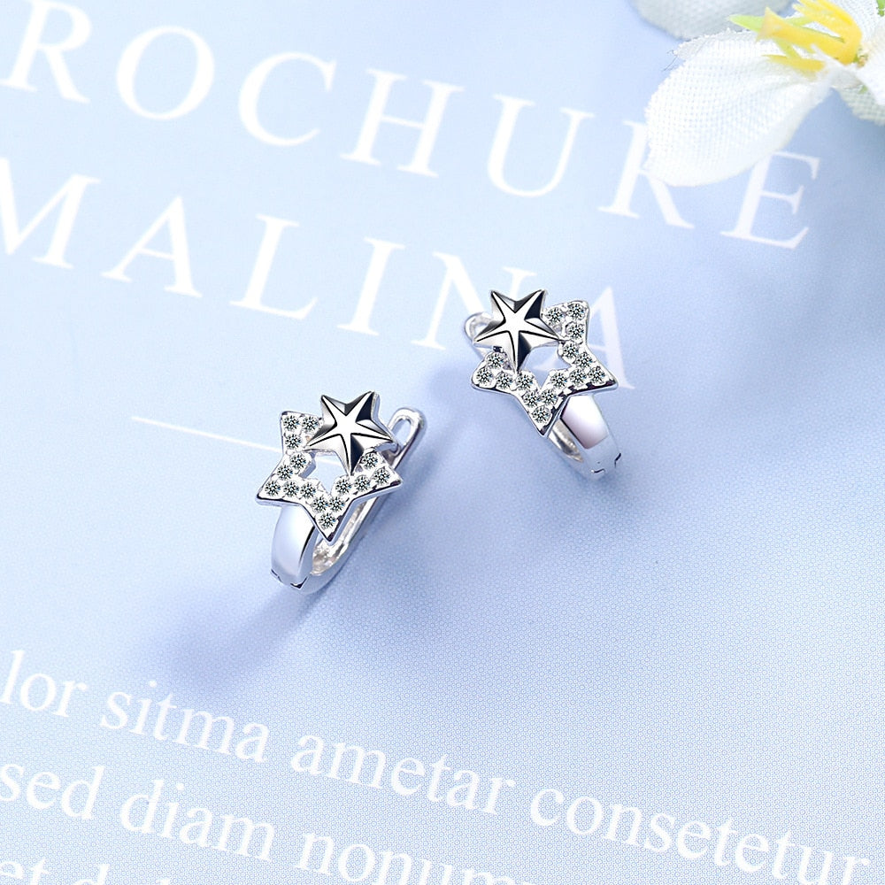 Boucles d'oreilles étoiles