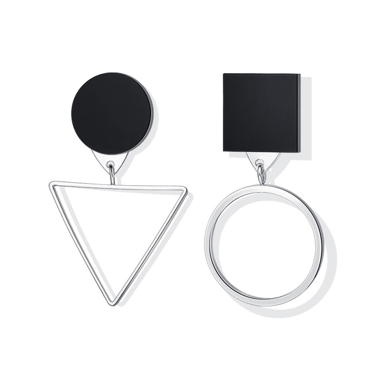 Boucles d'oreilles géométriques