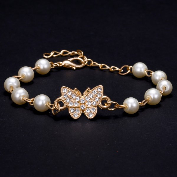 Bracelet imitant des perles