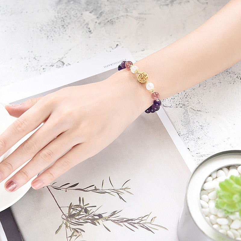 Bracelet sur un élastique