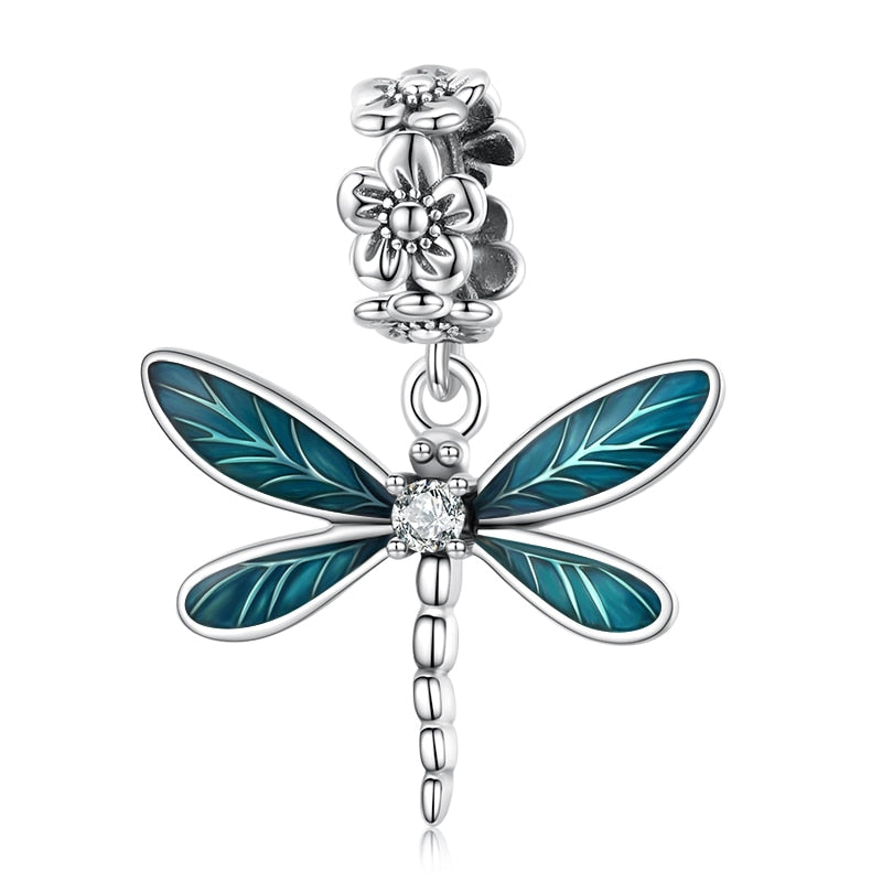 Charm modulaire - Libellule verte