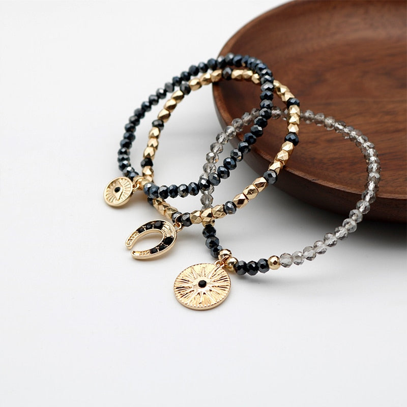 Ensemble de trois bracelets