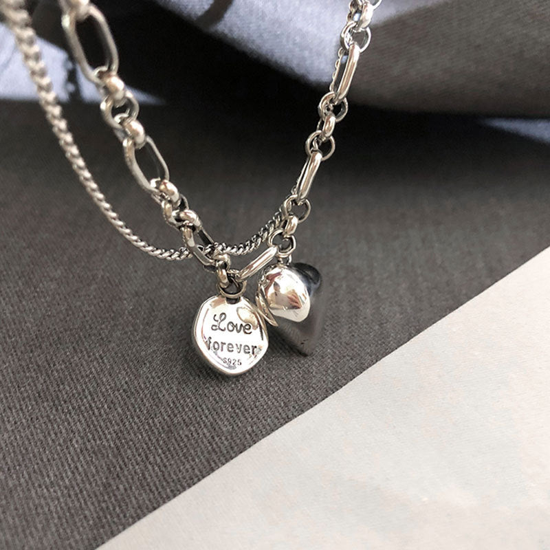 Double bracelet with pendants -> Double bracelet avec pendentifs
