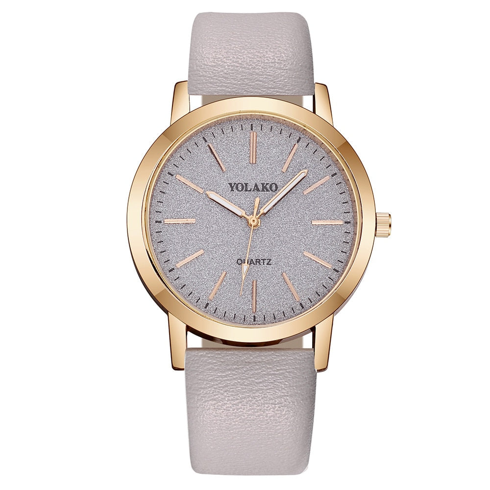 Montre pour femmes avec cadran pailleté