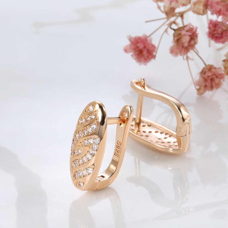 Boucles d'oreilles ovales