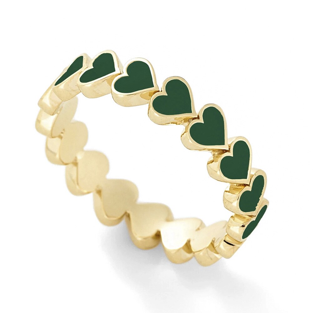 Bague avec motif de cœur