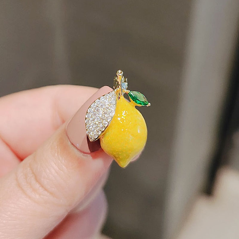 Broche citron