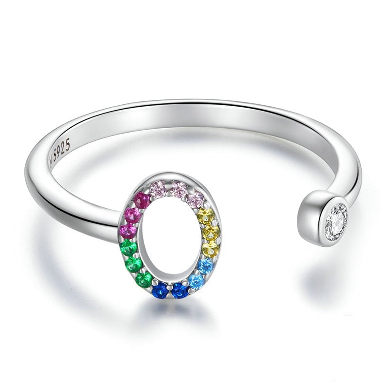 Bague avec initiale