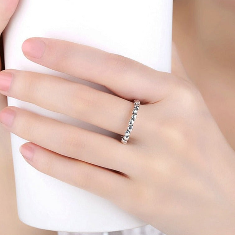 Bague en forme de cœur