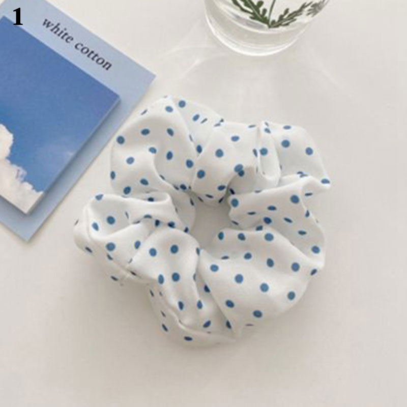Attache-cheveux élastique bleu
