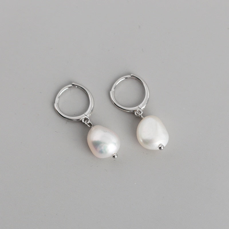 Boucles d'oreilles avec pendentifs en perles