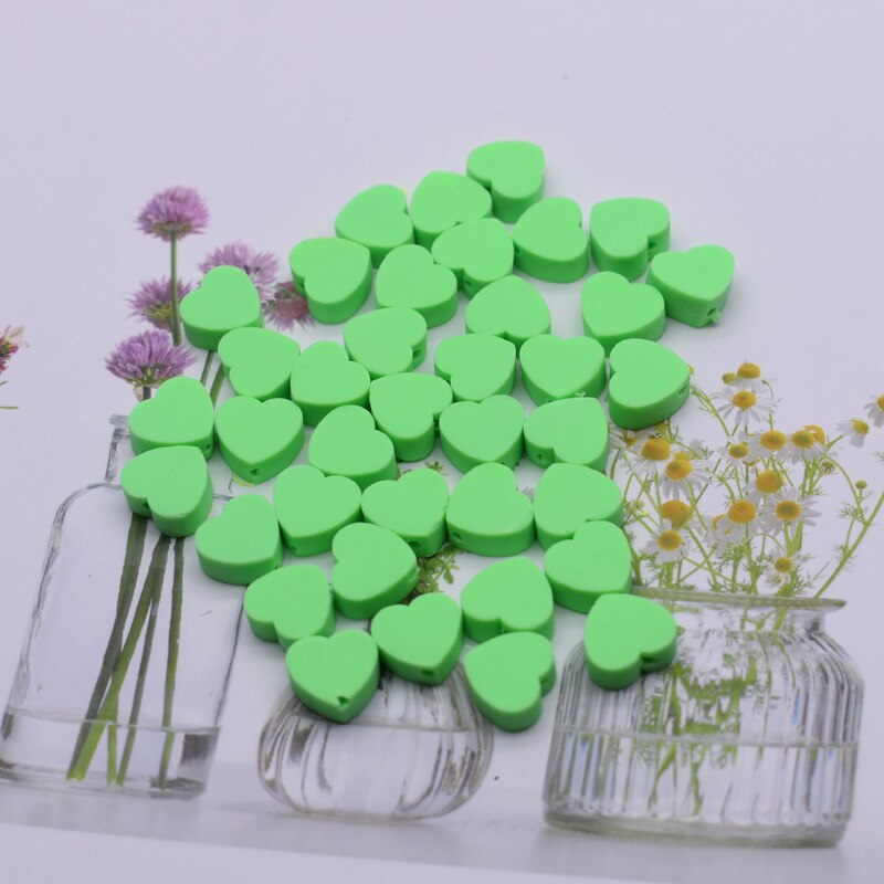 Perles pour bijoux - coeurs