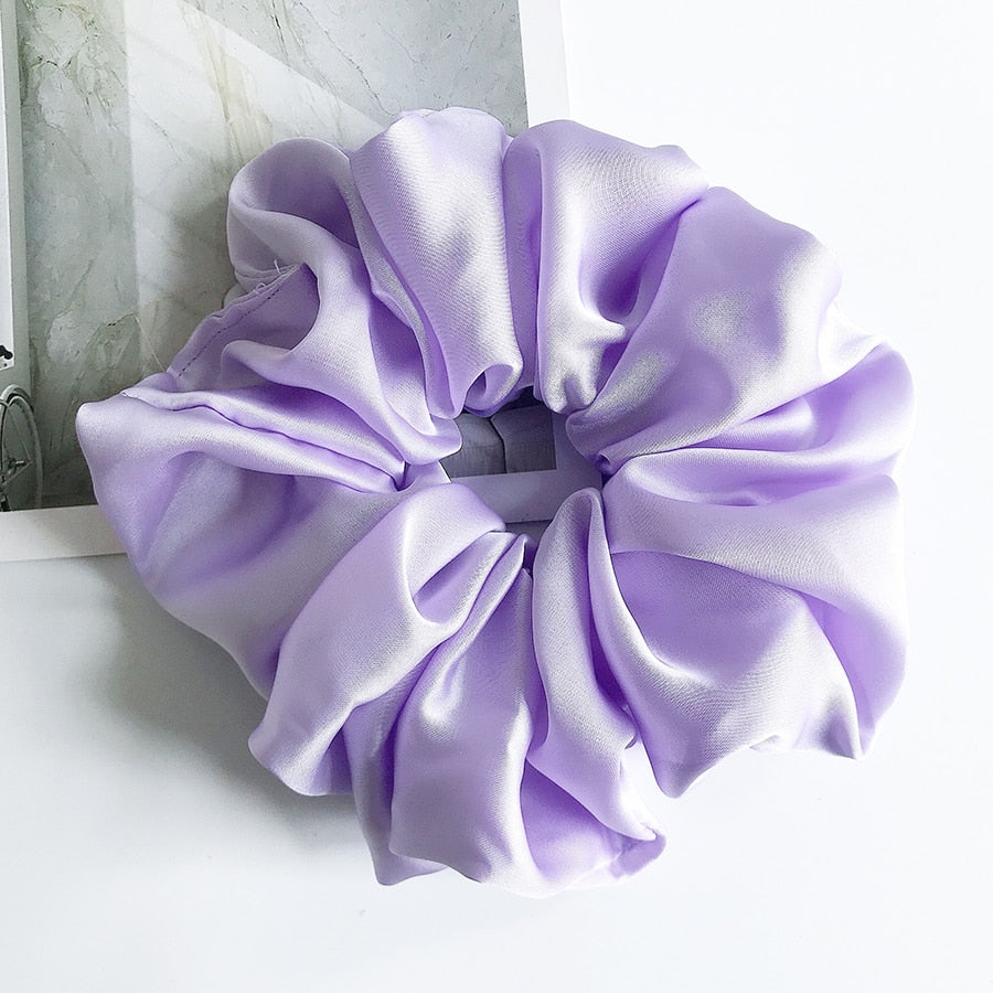 Satin élastique pour cheveux surdimensionné