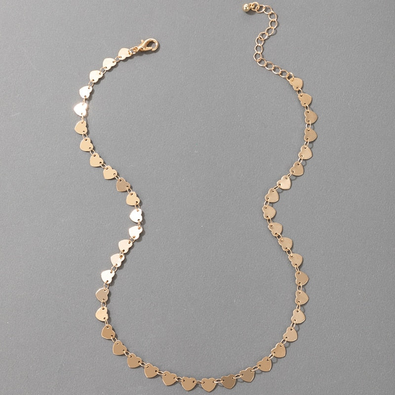 Collier en forme de cœur