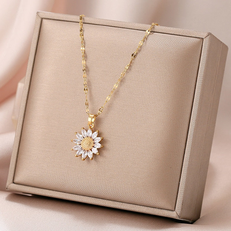 Collier - tournesol