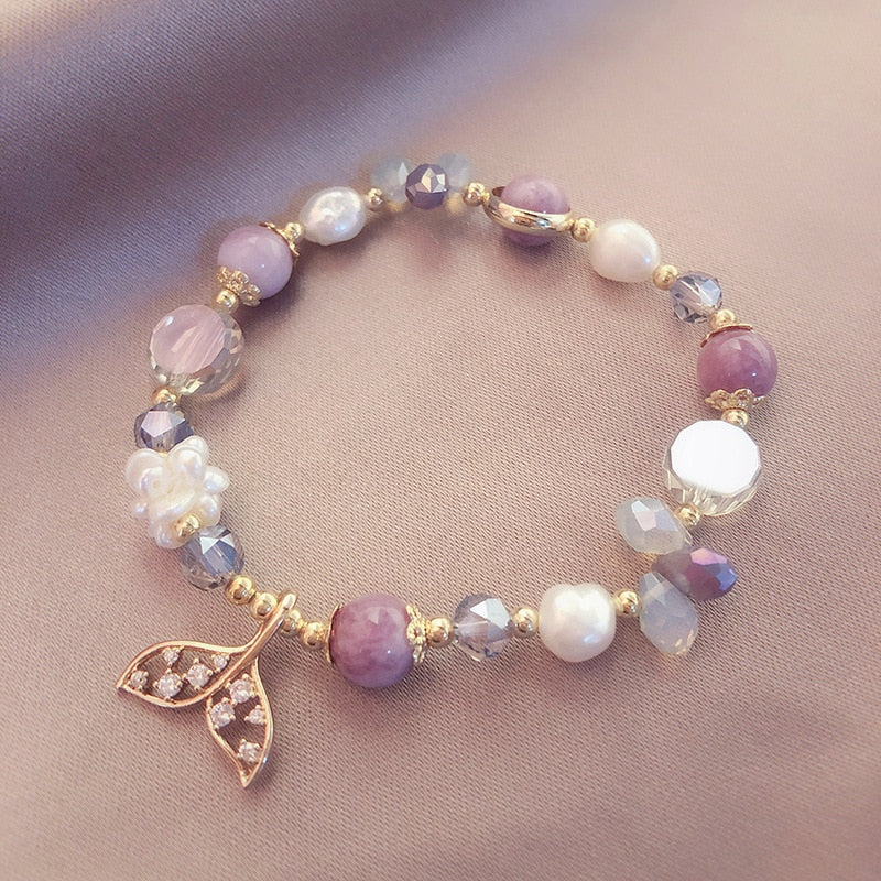 Bracelet sur un élastique