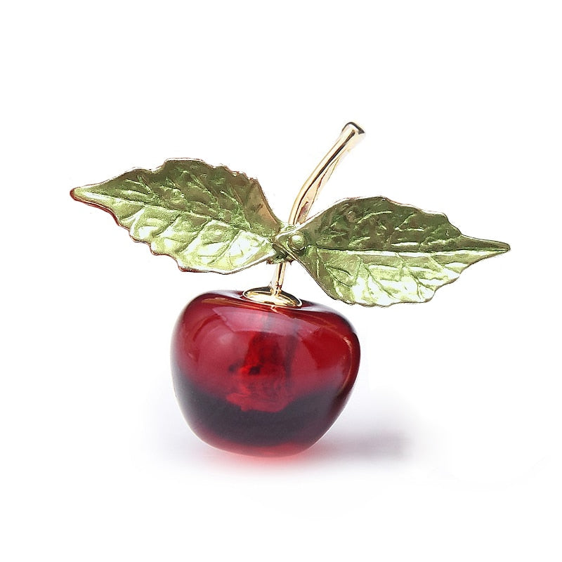 Broche - pomme