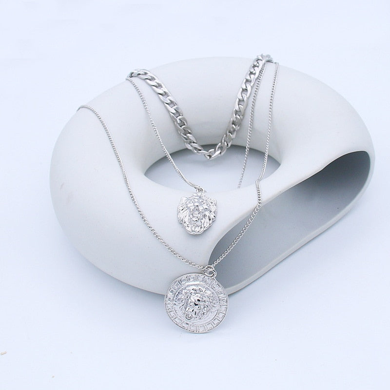 Collier triple - lion