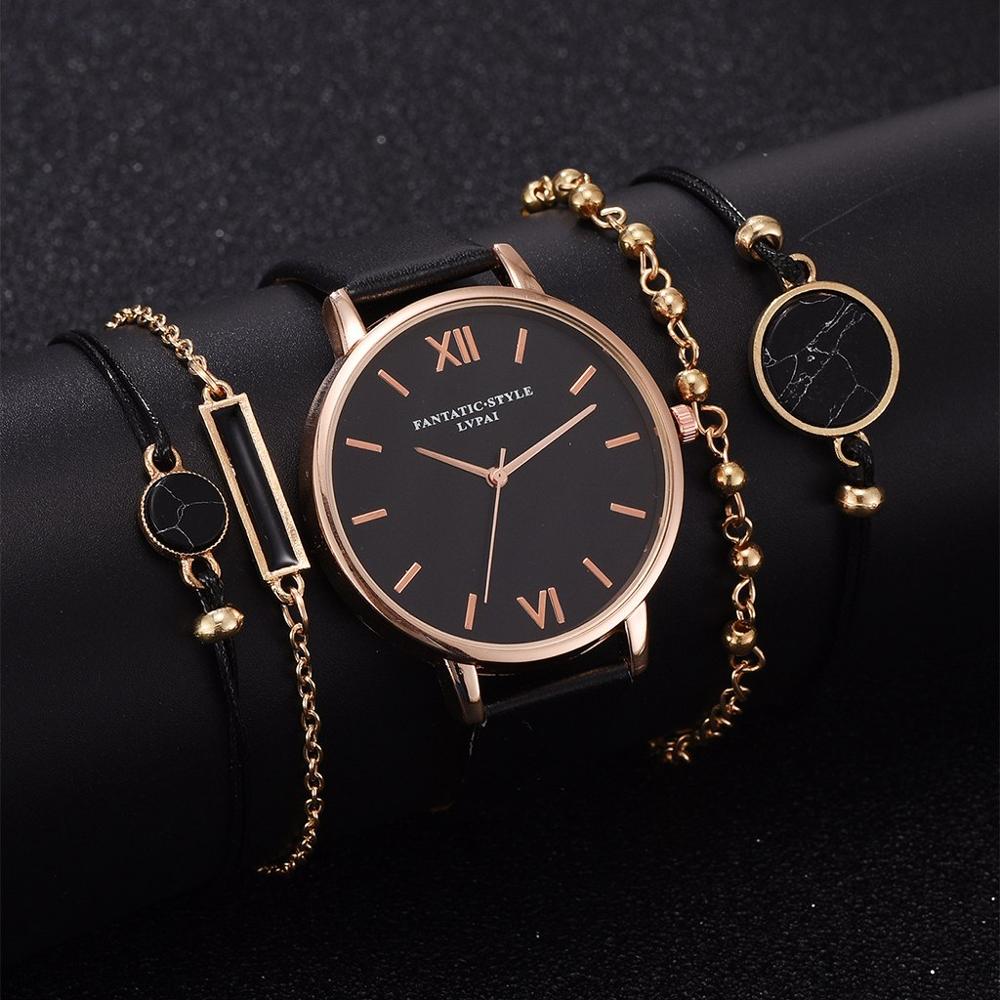 Montre pour dames avec un ensemble de bracelets