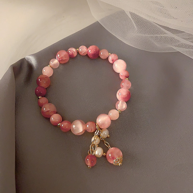 Bracelet sur un élastique