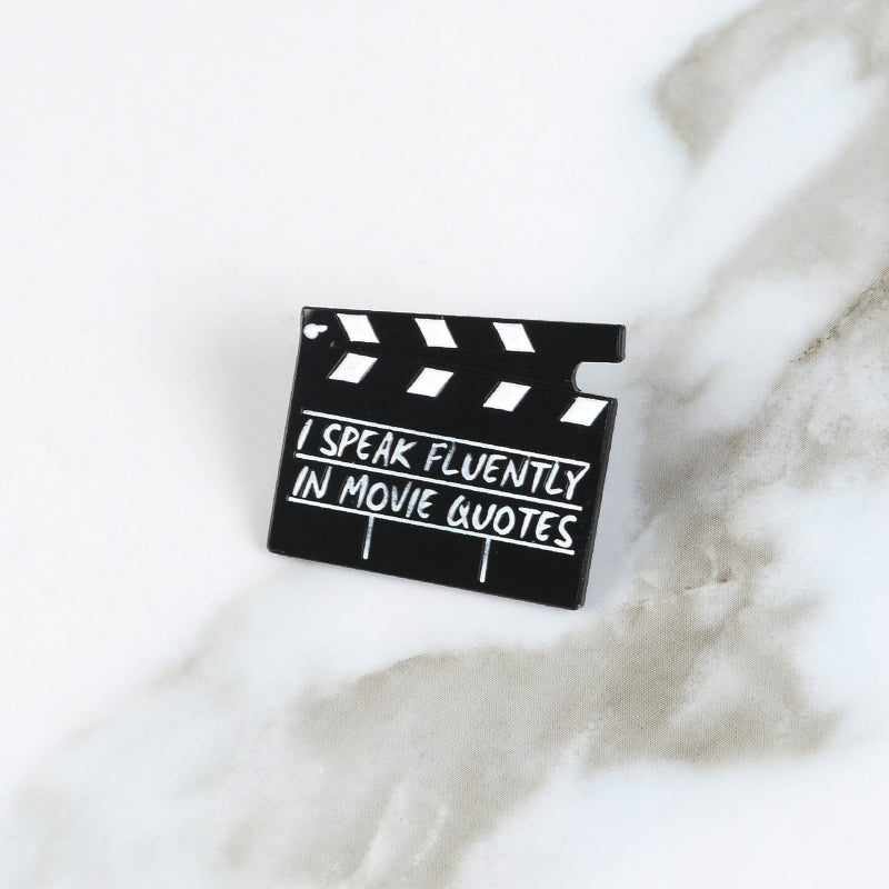 Pin ardoise de film