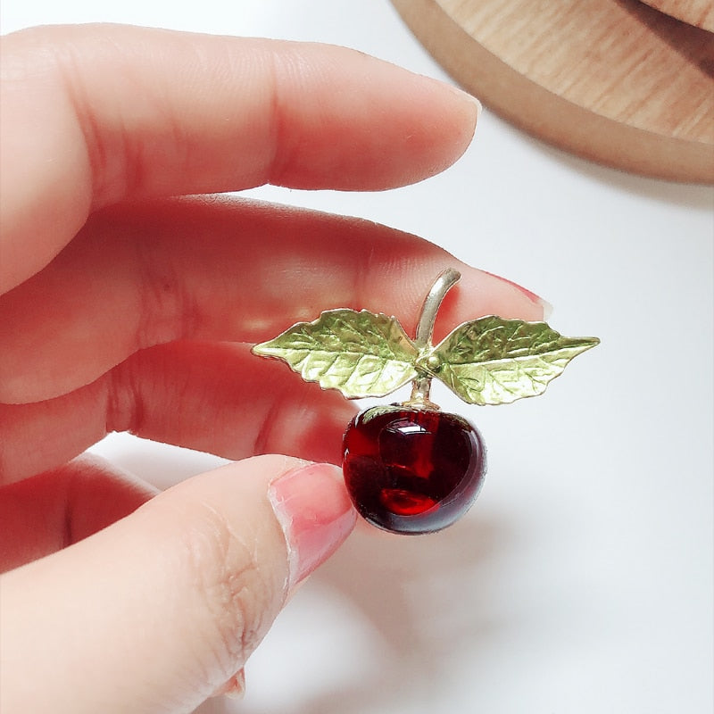 Broche - pomme