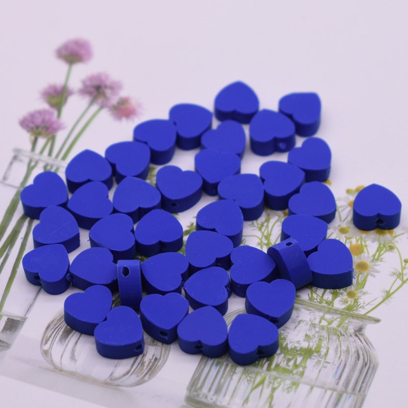 Perles pour bijoux - coeurs