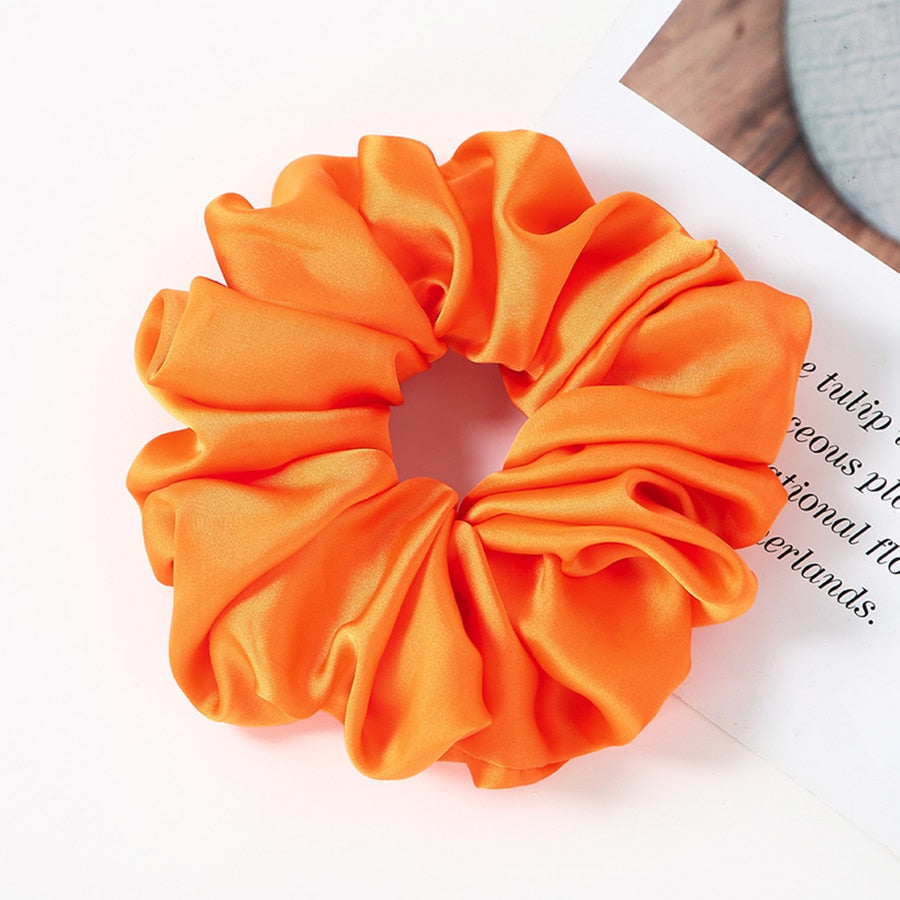 Satin élastique pour cheveux surdimensionné