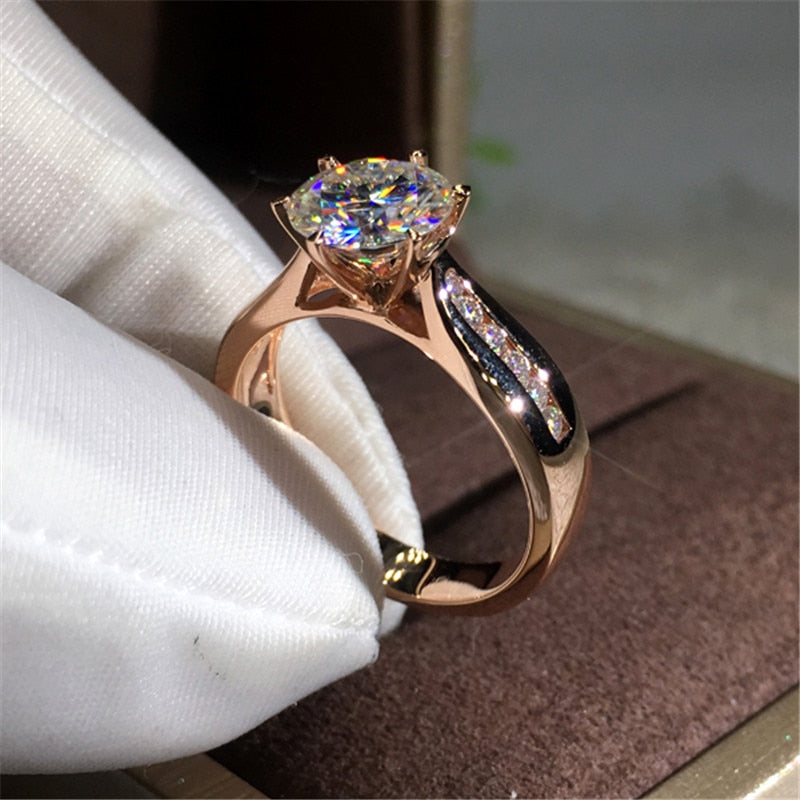 Bague en zircon cubique