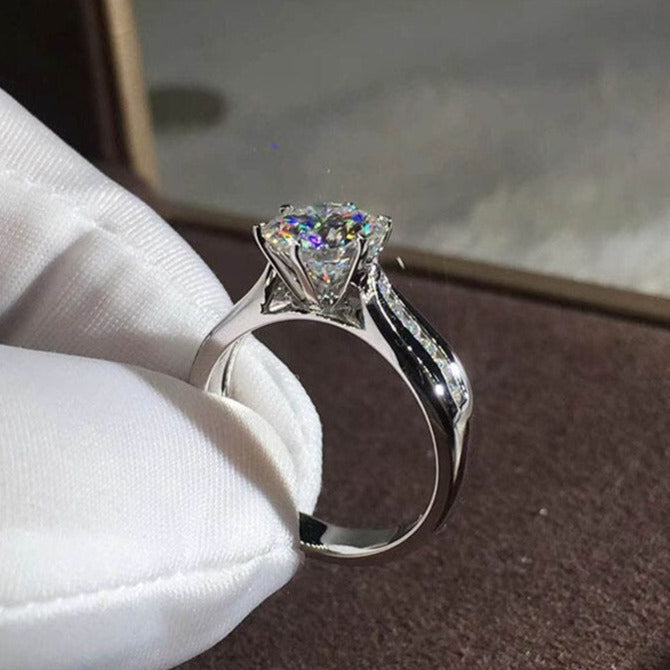 Bague en zircon cubique