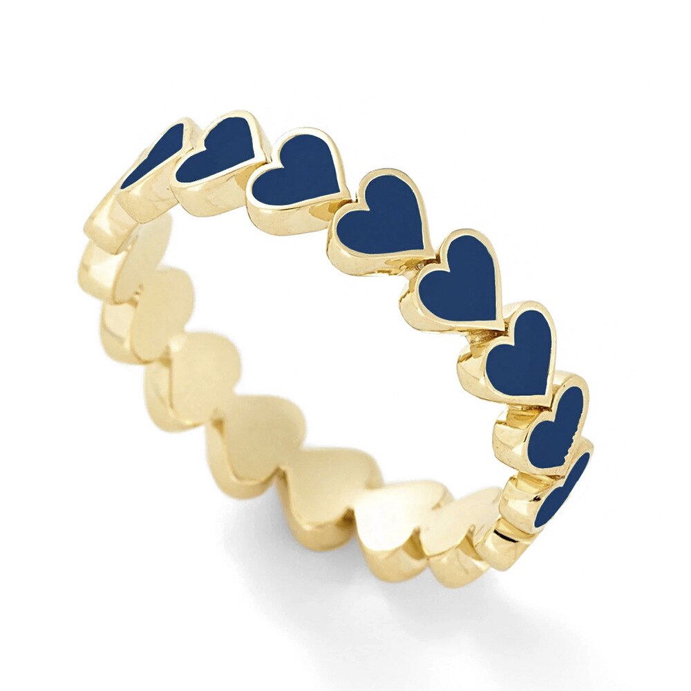 Bague avec motif de cœur
